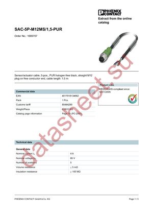 1669767 datasheet  